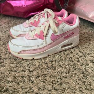 Kids Pink and White Sneakers